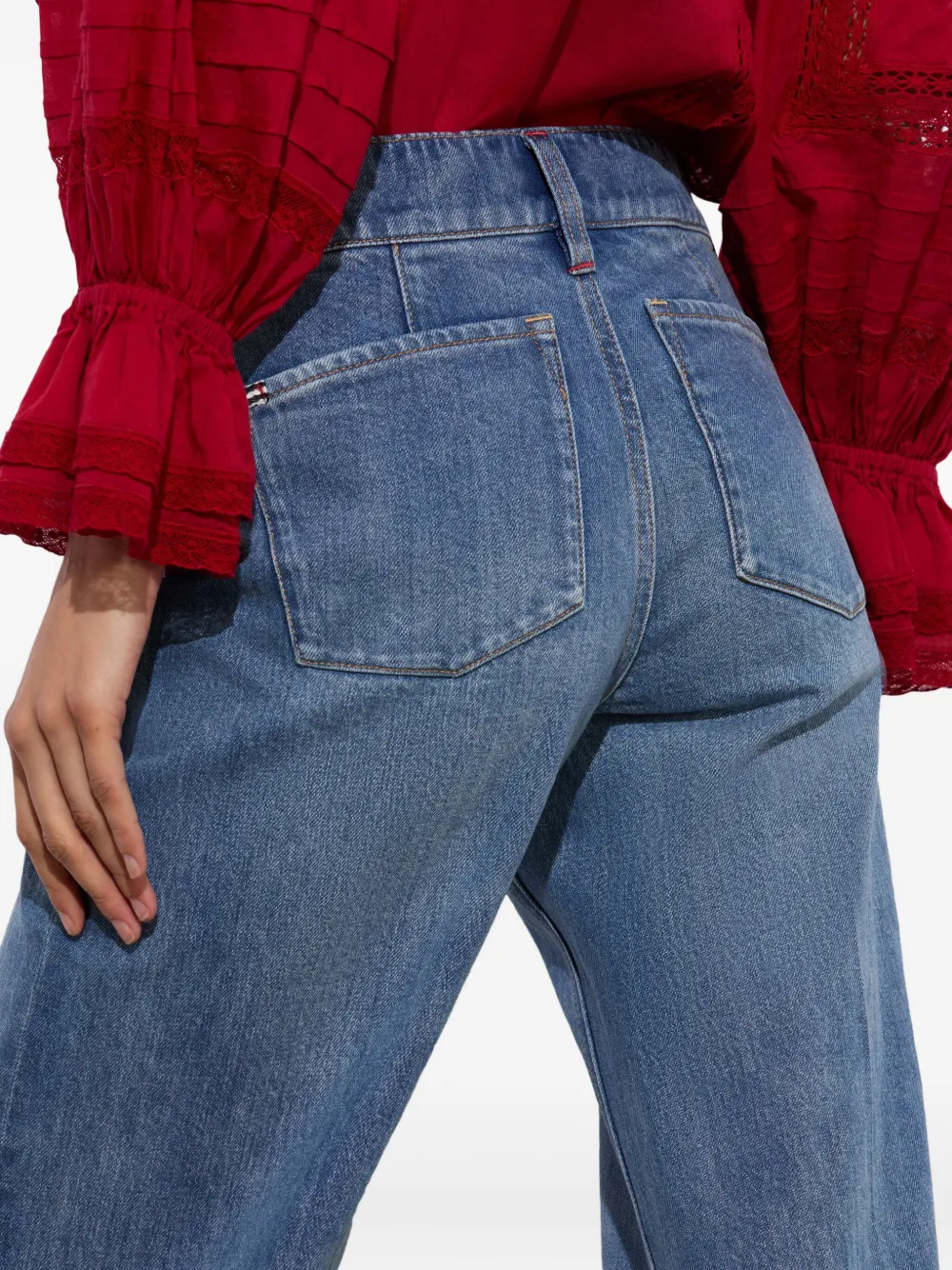 alice + olivia Cropped jeans Blauw