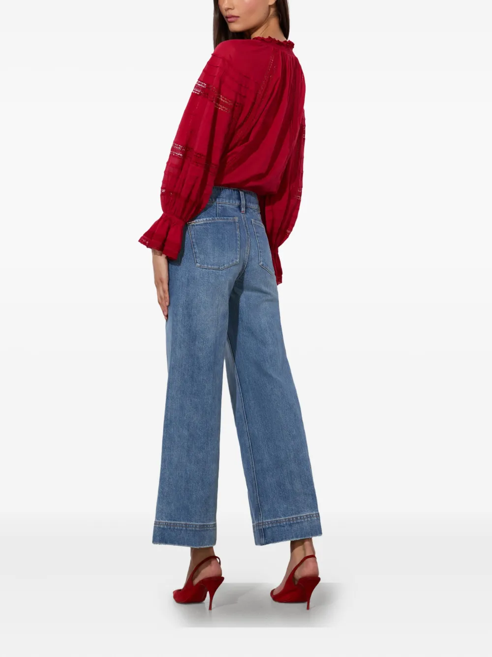 alice + olivia Cropped jeans Blauw