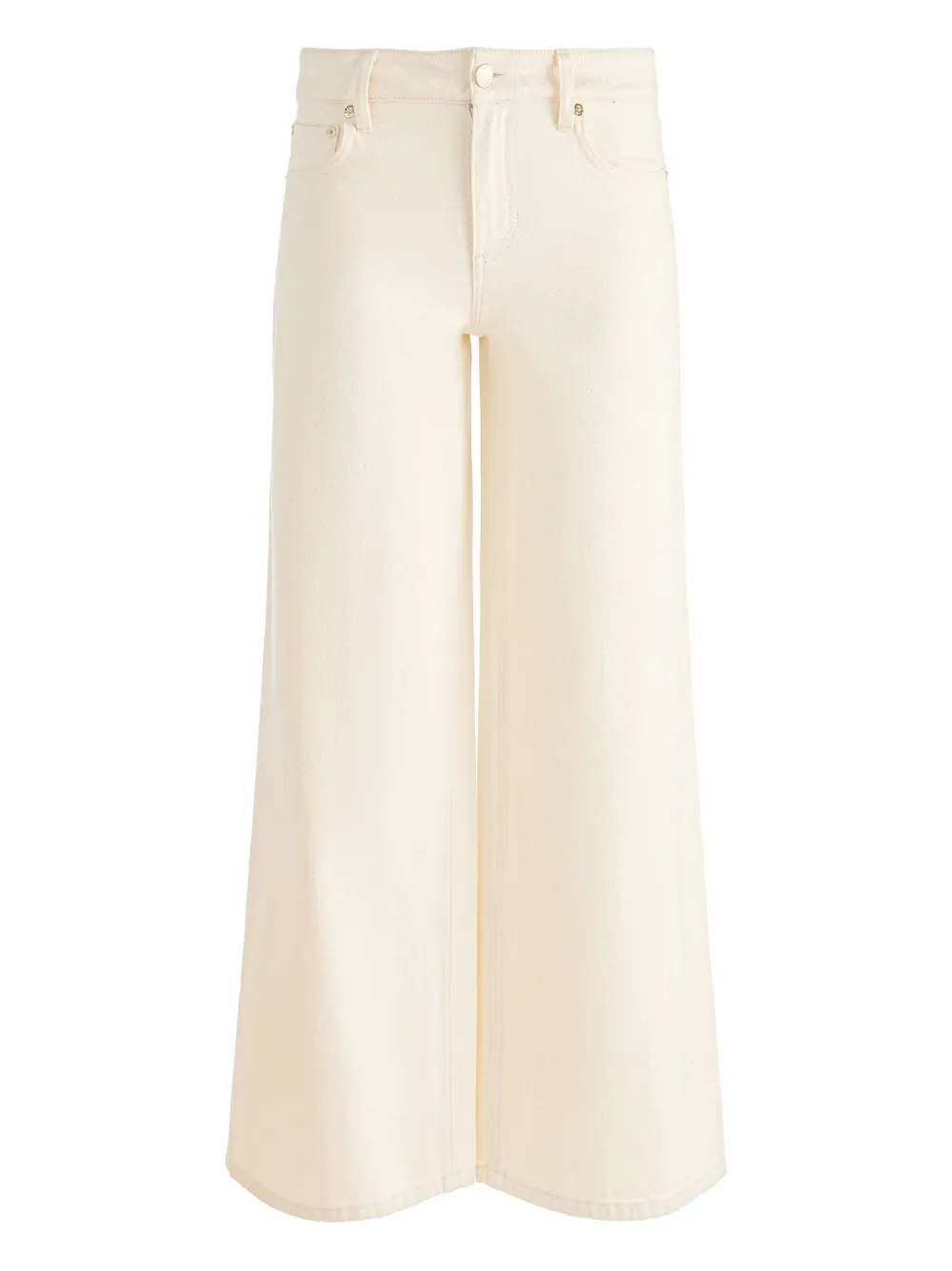 Alice And Olivia Amazing Cropped Jean In Neutral