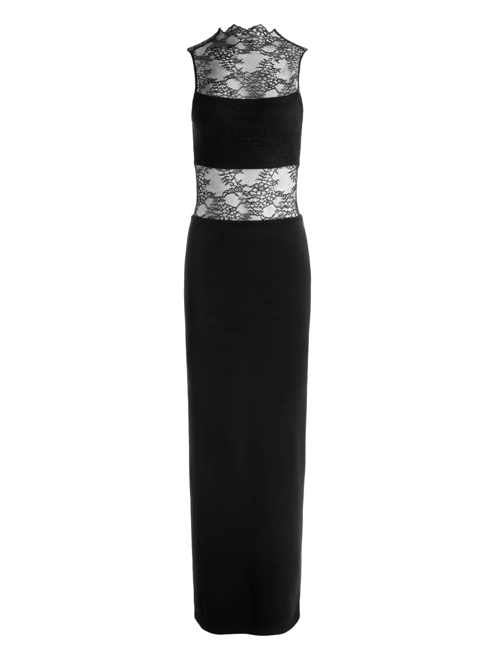 alice + olivia lace-panel maxi dress | Black | Image 1