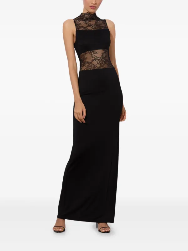 knee length dresses for ladies Lace Bandeau Maxi Dress – InTheStyle main image 0