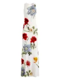 alice + olivia Delora floral-print maxi dress - White