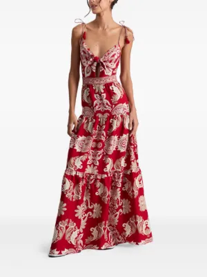ALICE+OLIVIA メタリックシフォン マキシドレス ADALYN Alice + Olivia Adalyn Pleated Metallic Halter Maxi Dress in