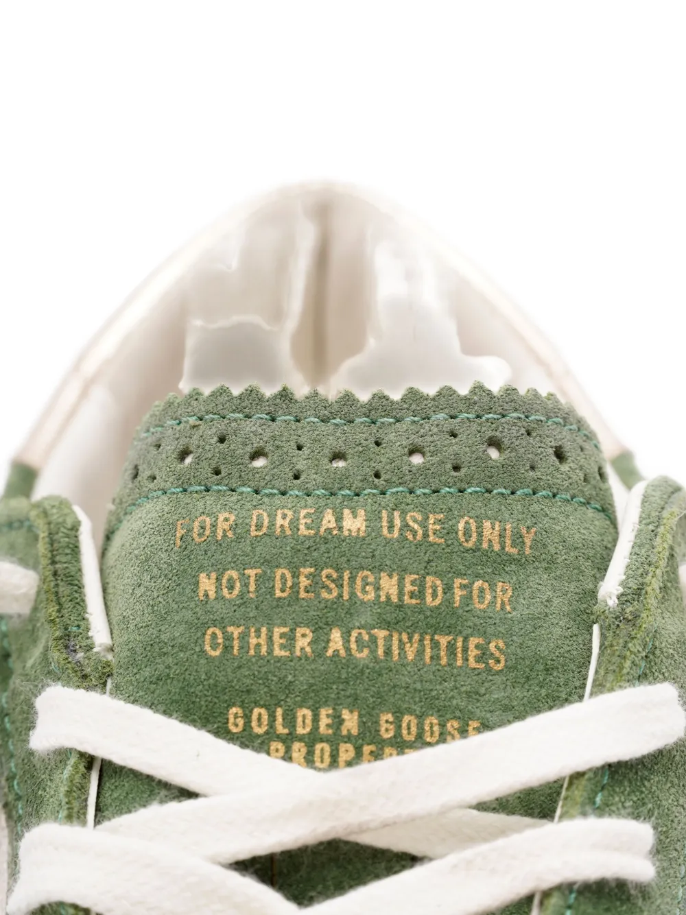 Golden Goose Super-Star suède sneakers Groen
