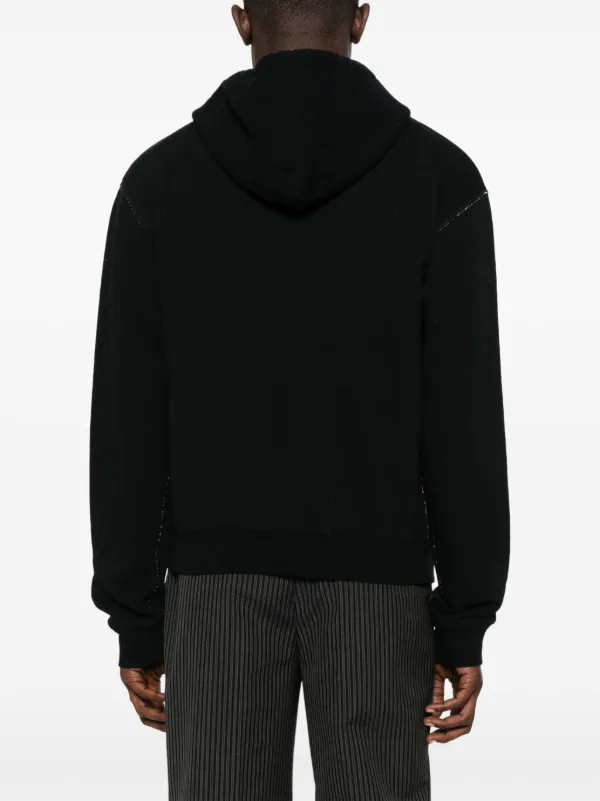 Valentino Garavani Hoodie Mit Logo-Print Schwarz FARFETCH CH