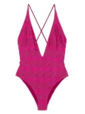 Missoni zigzag-pattern swimsuit - Pink
