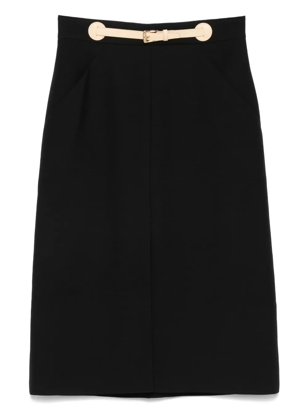 Valentino Garavani buckled skirt Zwart