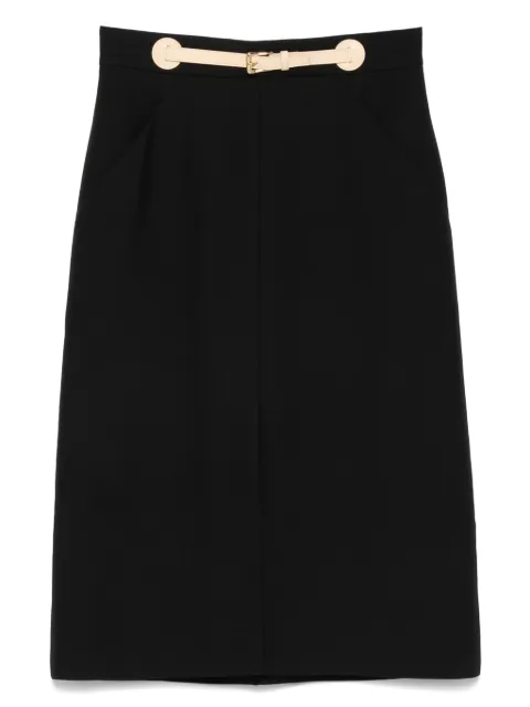 Valentino Garavani buckled skirt