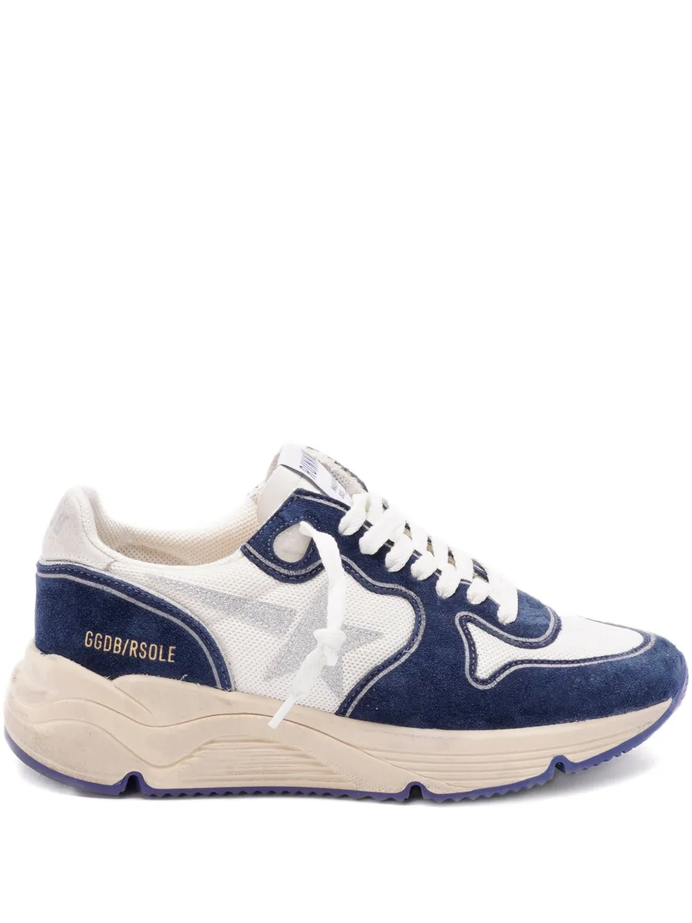 Golden Goose Running Sole sneakers met mesh vlak Wit
