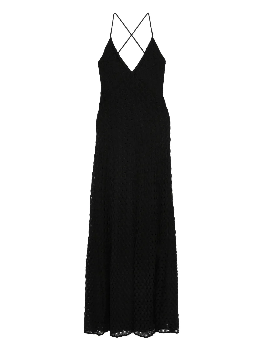V-neck maxi dress