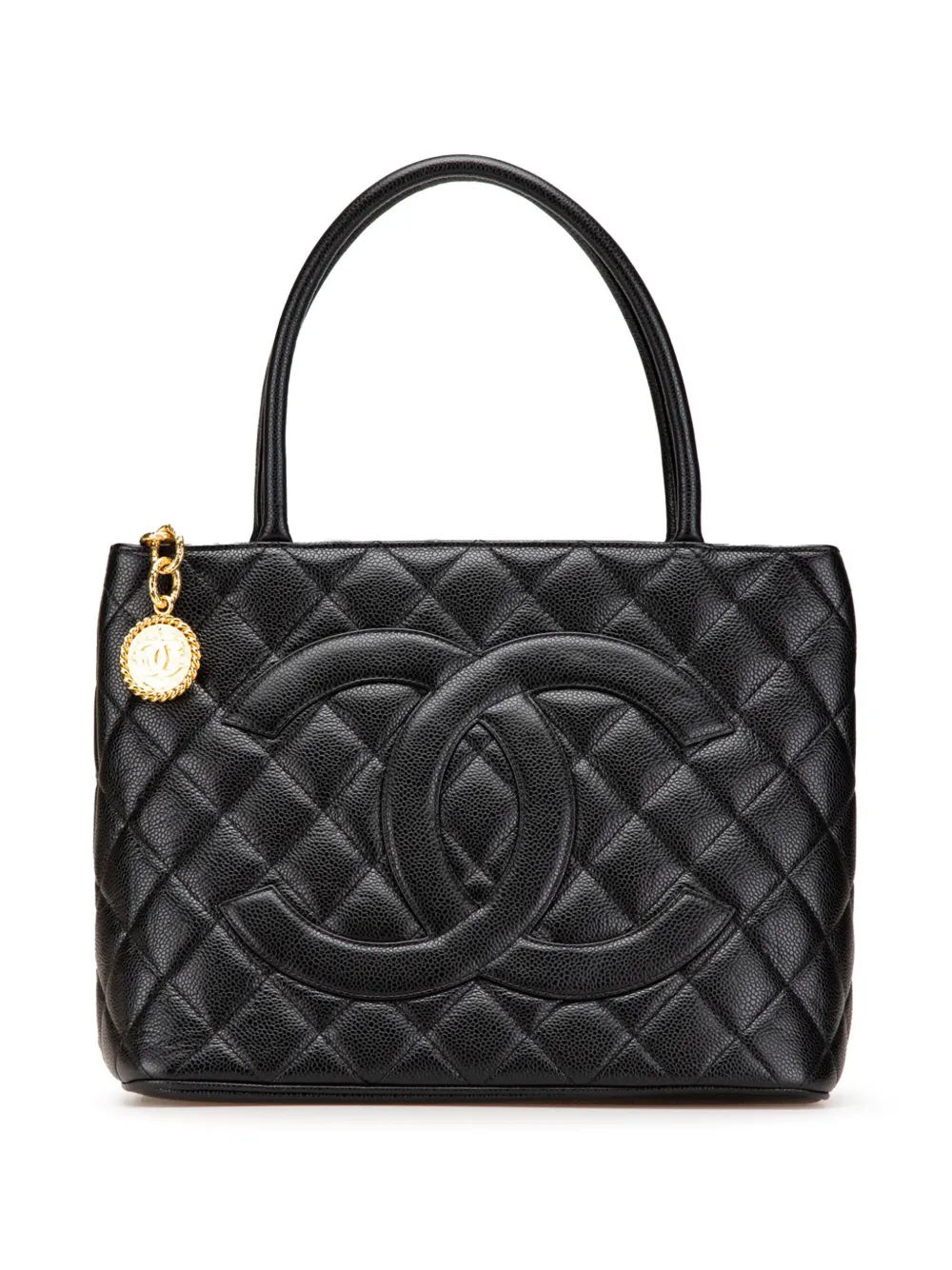 CHANEL Pre-Owned sac à main Caviar Medallion (2000-2002) | noir | Image 1