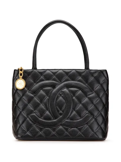 CHANEL Pre-Owned 2000-2002 Caviar Medallion tote bag