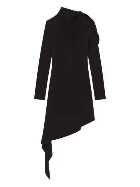 Courrèges asymmetrical wrap dress