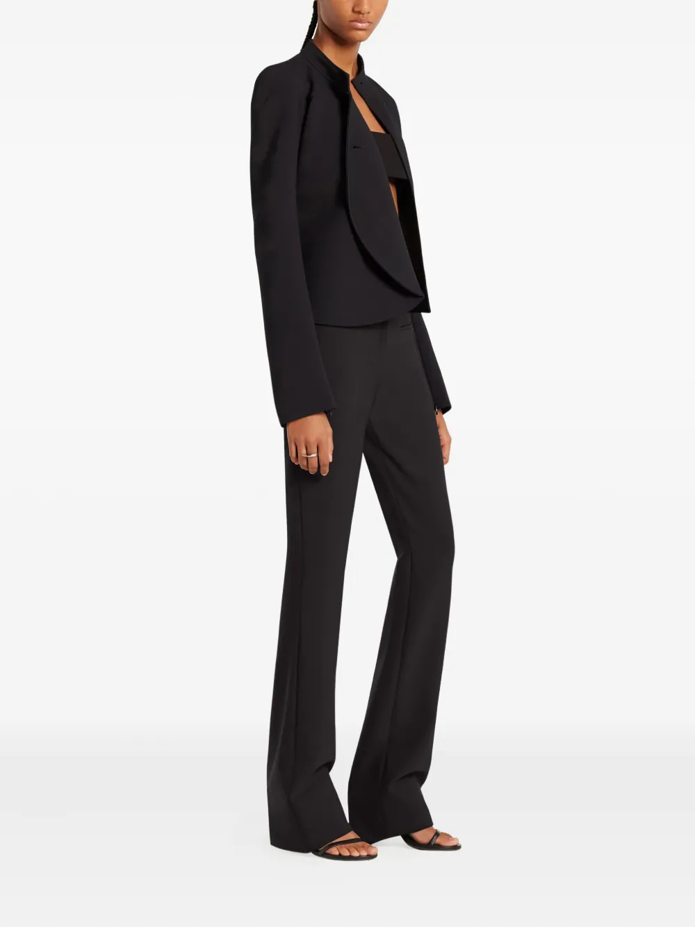 Courrèges Cropped blazer Zwart