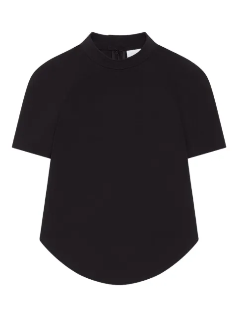 Courrèges mock-neck short-sleeve t-shirt