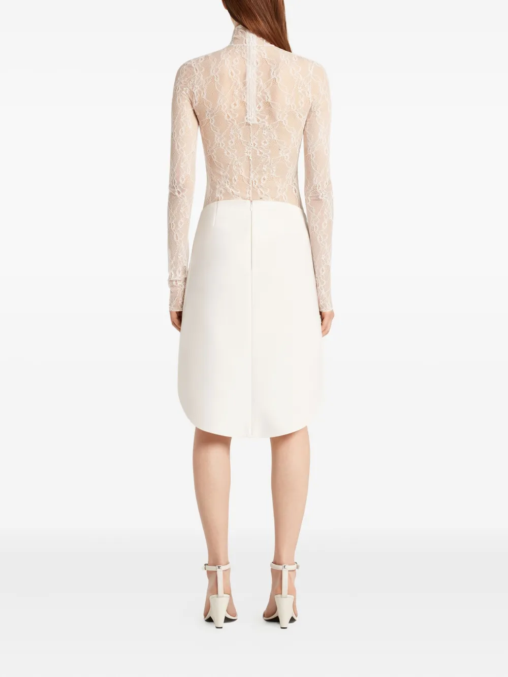 Courrèges High waist kokerrok Wit