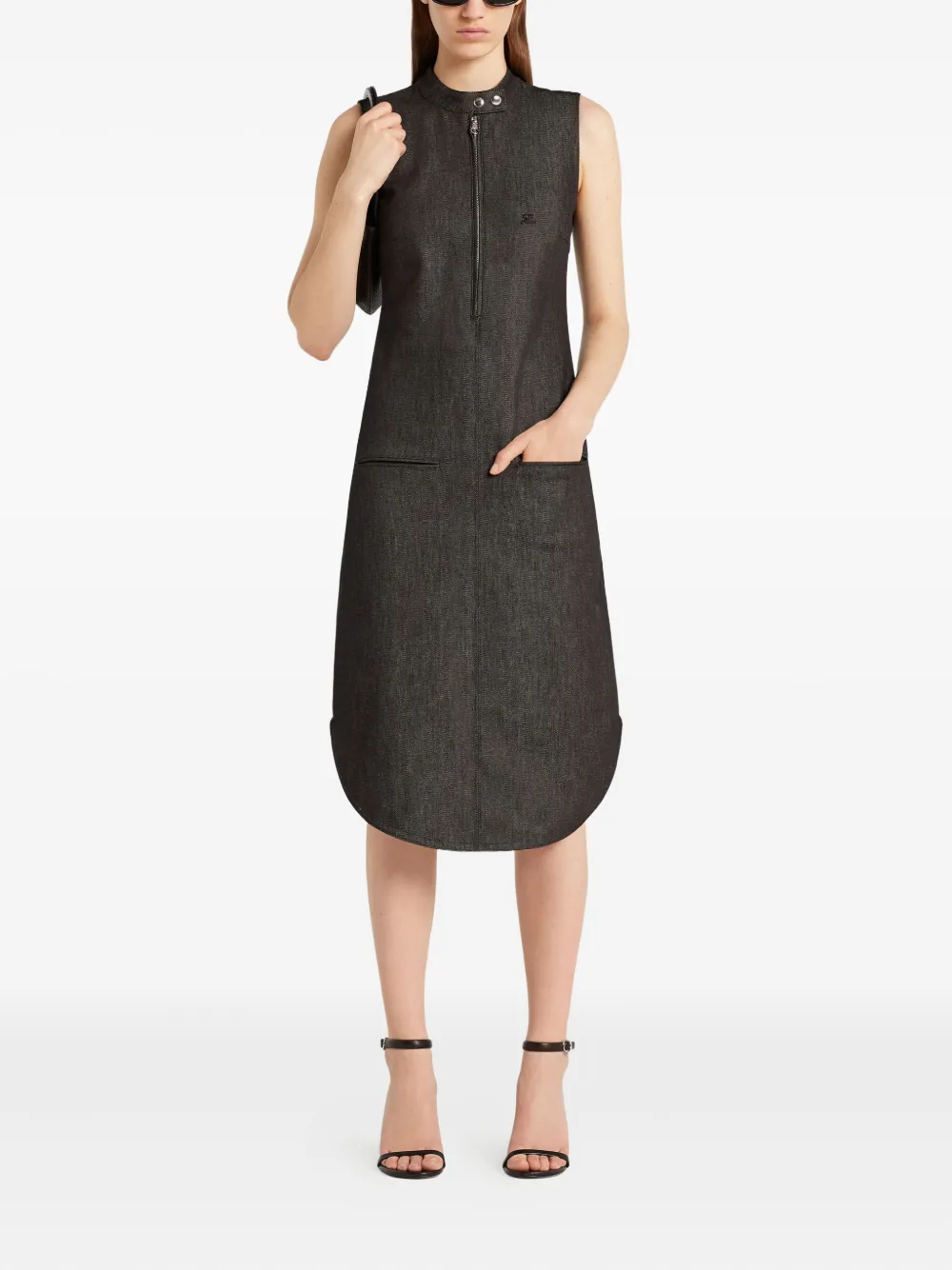 Courrèges zip-front sleeveless dress | Day Dresses | Image 2