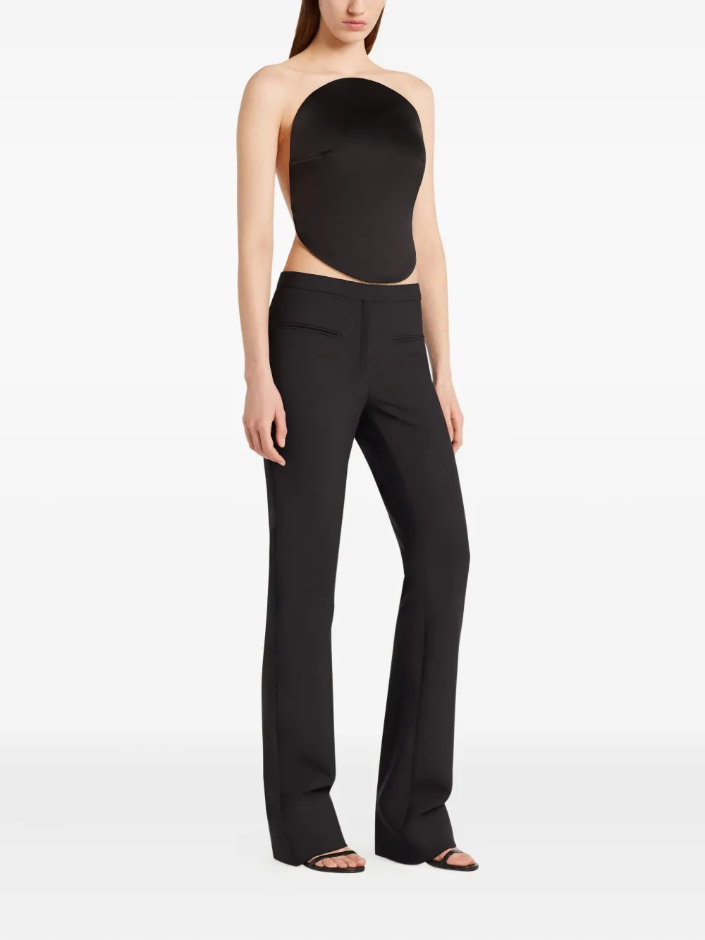 Courrèges Asymmetrische body Zwart