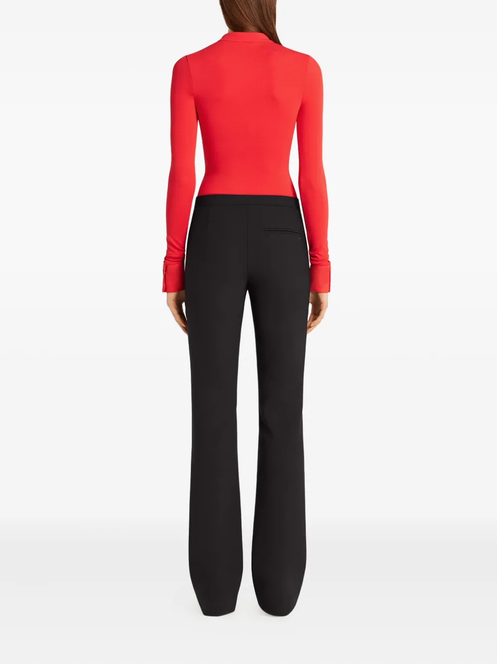Courrèges Romper met rits Rood