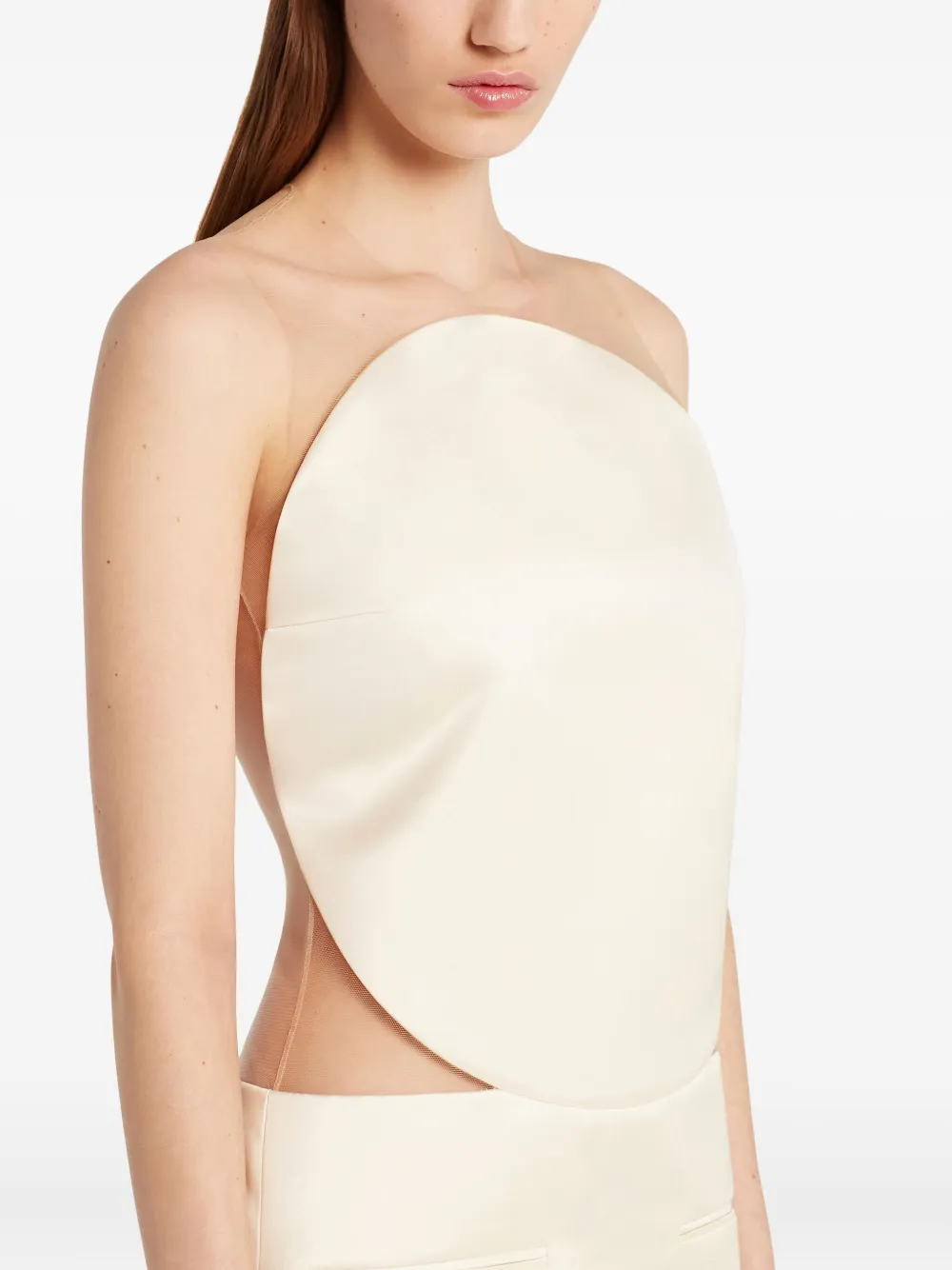 Courrèges Mouwloze jurk Beige