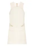Courrèges cut-out sleeveless dress - Neutrals