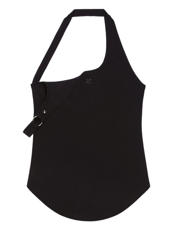 courrèges ブラック タンクトップ S Courrèges タンクトップ | ブラック | FARFETCH JP