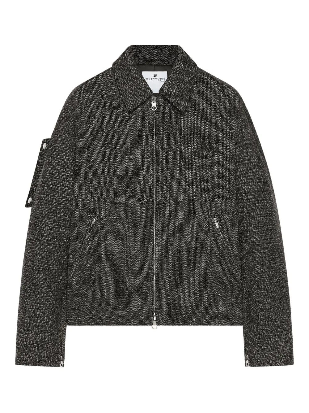 Courrèges Jack met rits Grijs