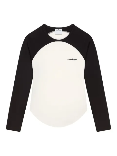 Courrèges تيشيرت 'سيركل كونتراست'