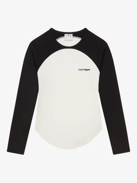 Courrèges Circle Contrast Tシャツ