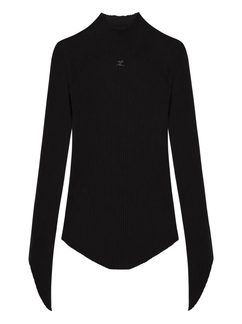 Courrèges Gebreide top Zwart