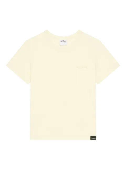 Courrèges logo-embroidered T-shirt