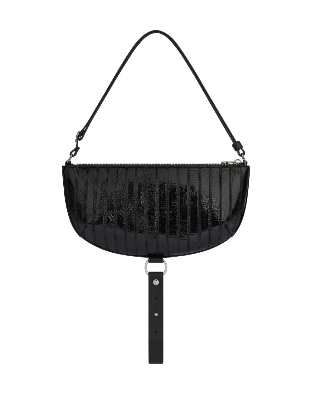 Courrèges Holy Eclipse Shoulder Bag In Black