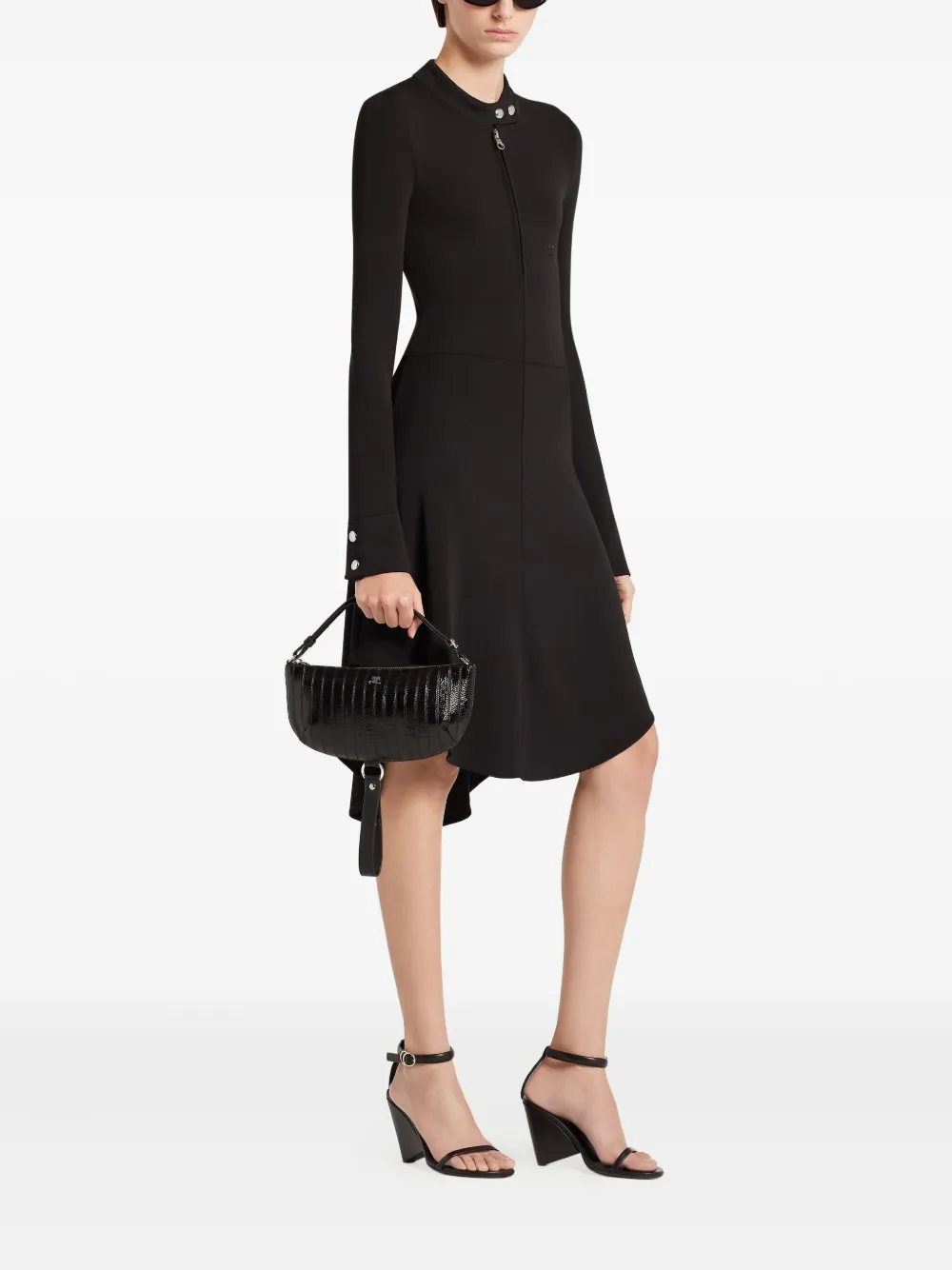 Courrèges Holy Eclipse Shoulder Bag In Black