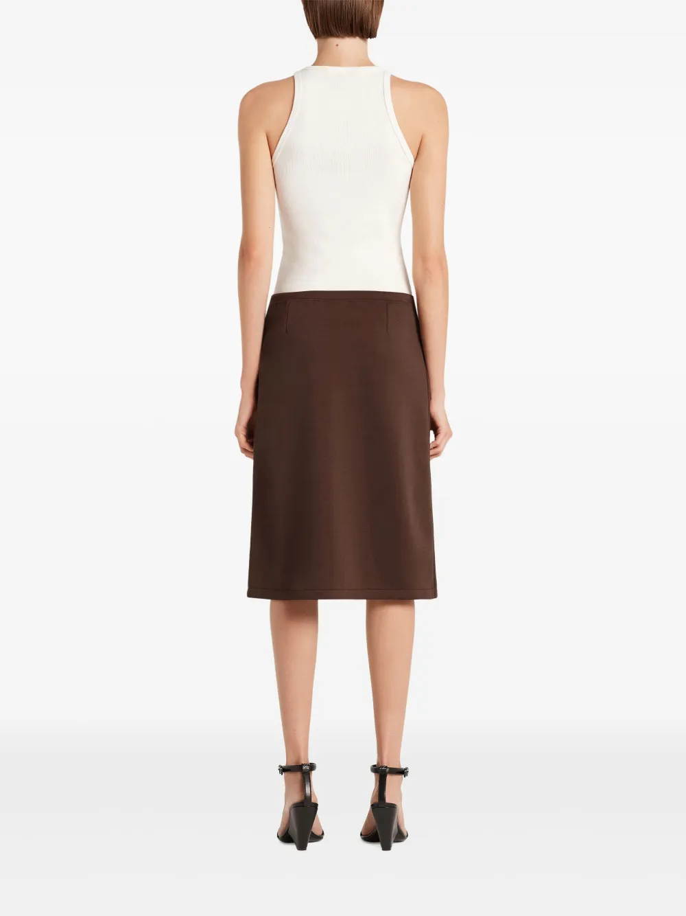 Courrèges Mouwloze top Wit
