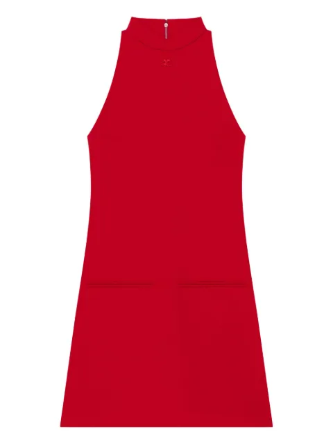 Courrèges high-neck sleeveless dress