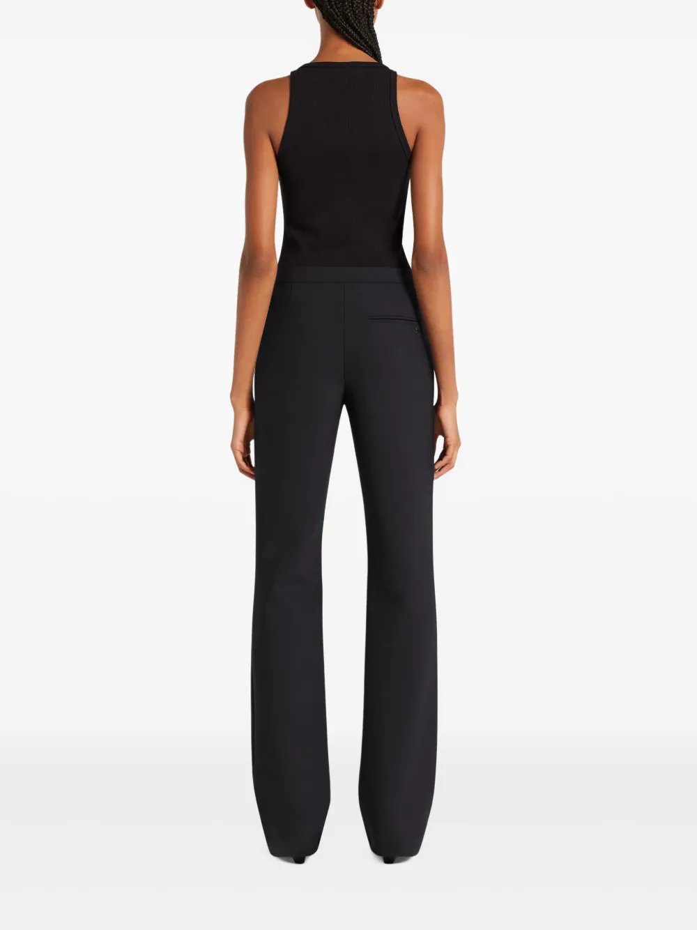 Courrèges sleeveless top Zwart