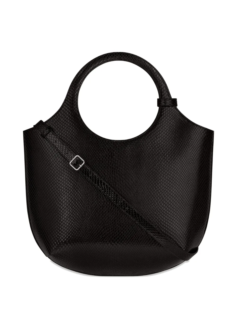 Courrèges Holy leren shopper 9999 BLACK