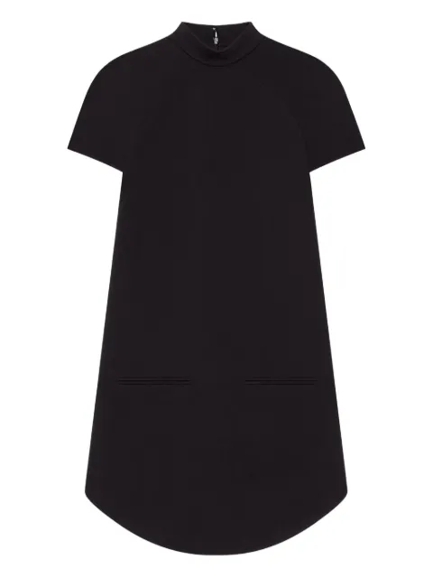 Courrèges high-neck short-sleeve dress