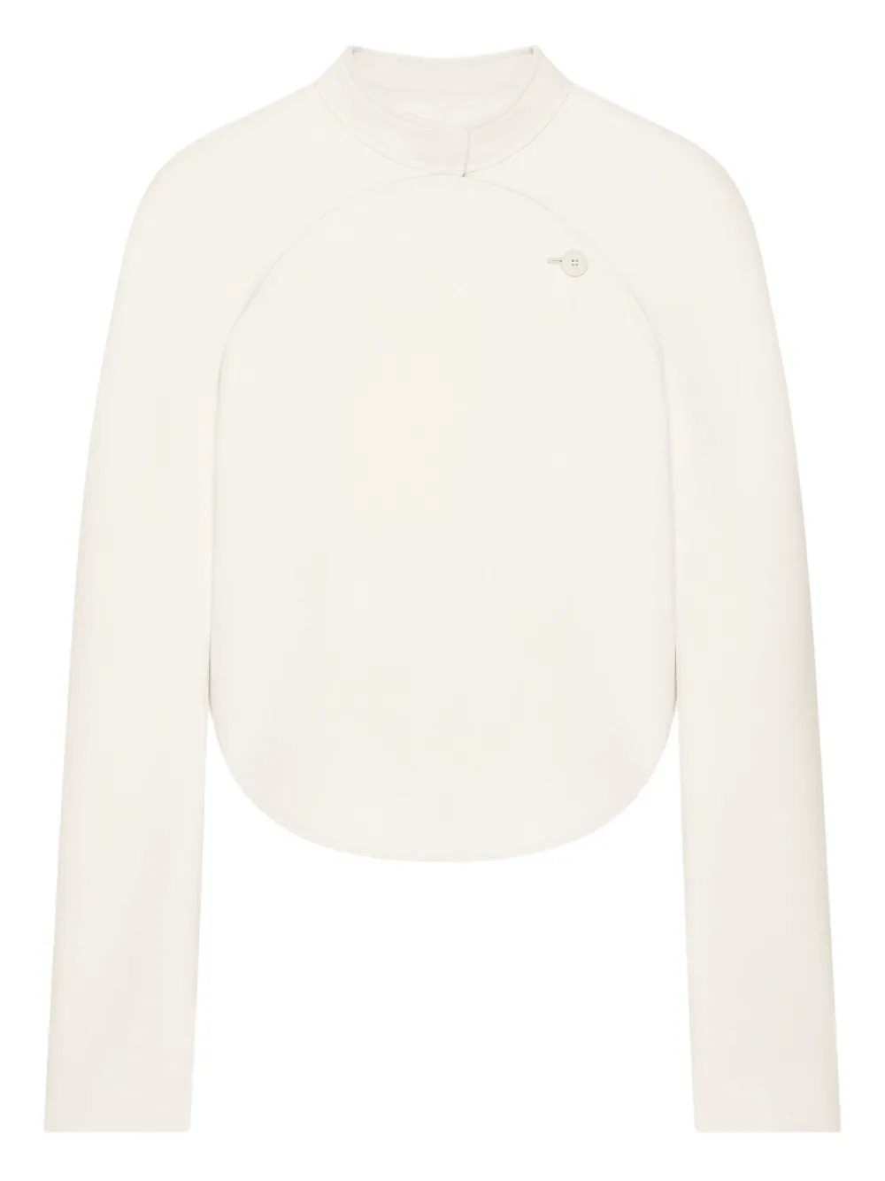 Courrèges Circle asymmetrisch jack Wit