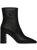 Courrèges 90mm block-heeled ankle boots - Black