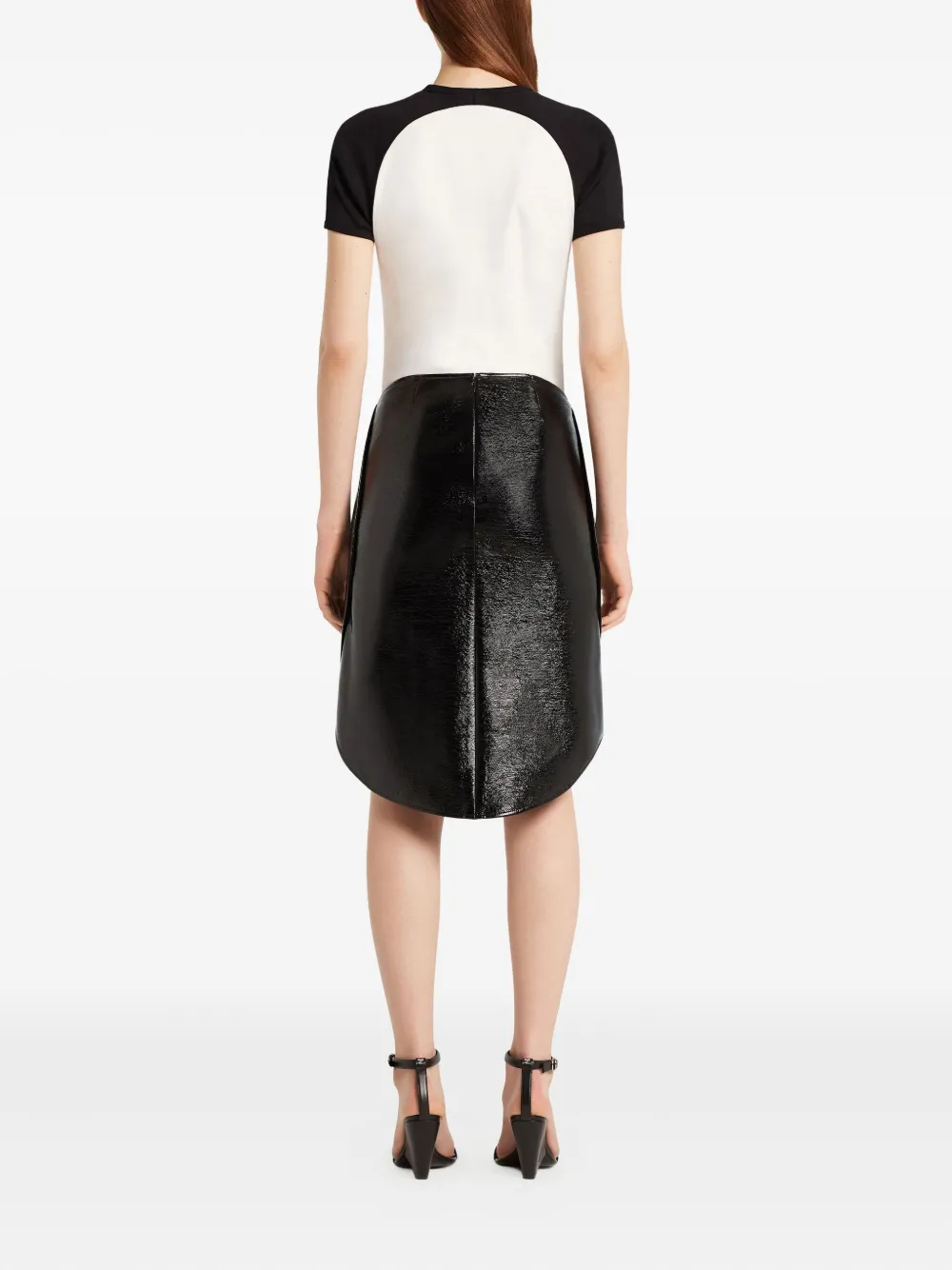 Courrèges high-waisted skirt Zwart