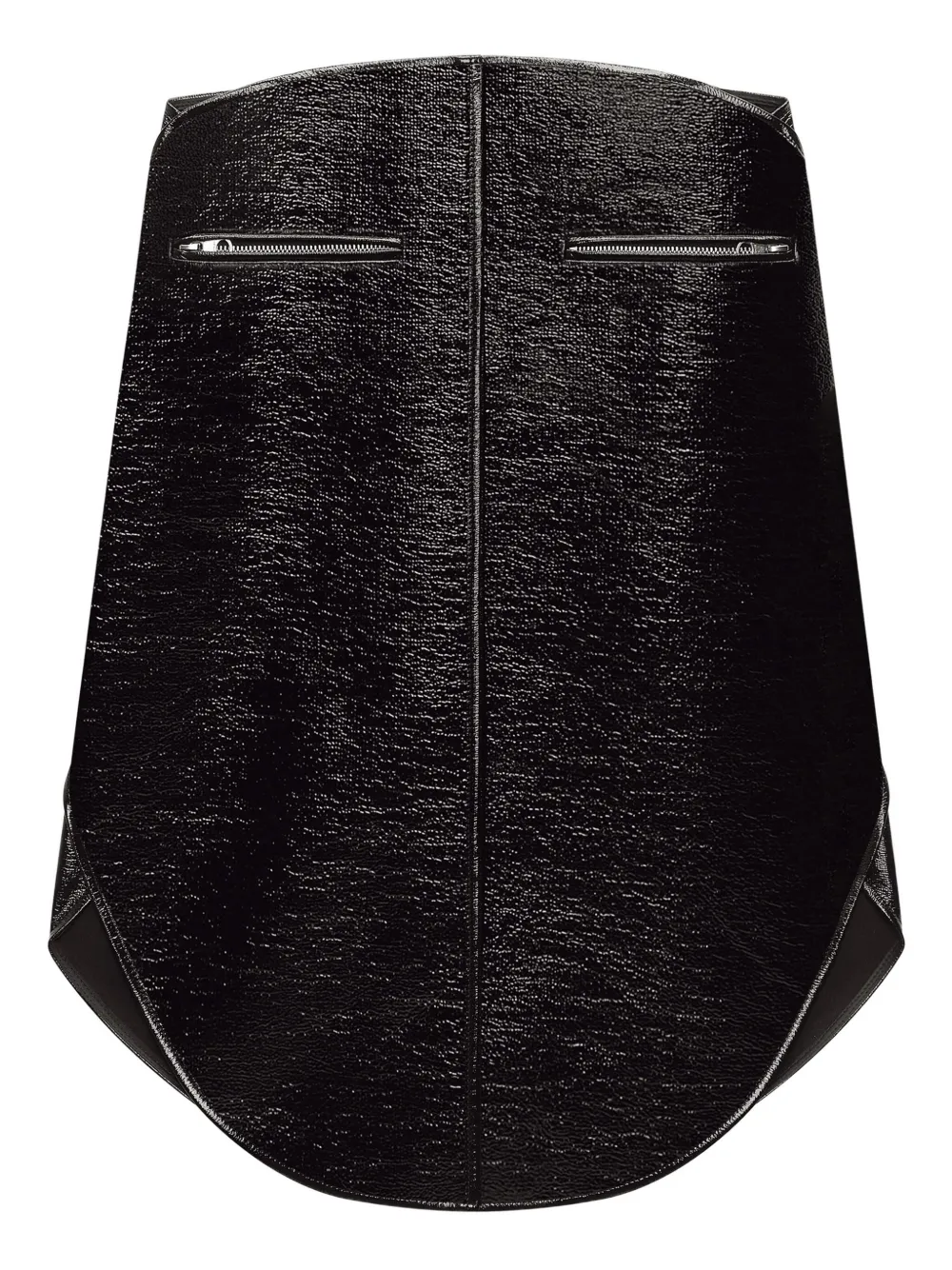 Courrèges high-waisted skirt Zwart