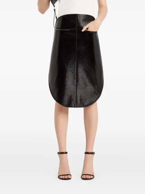 Courrèges high-waisted skirt