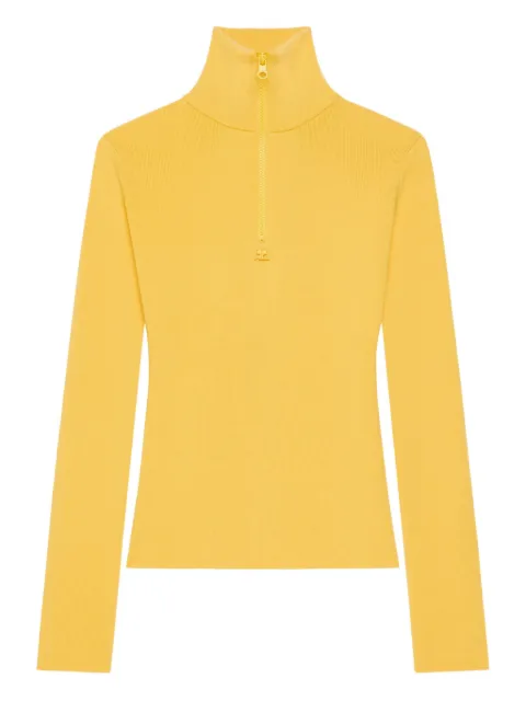 Courrèges high-neck long-sleeve T-shirt