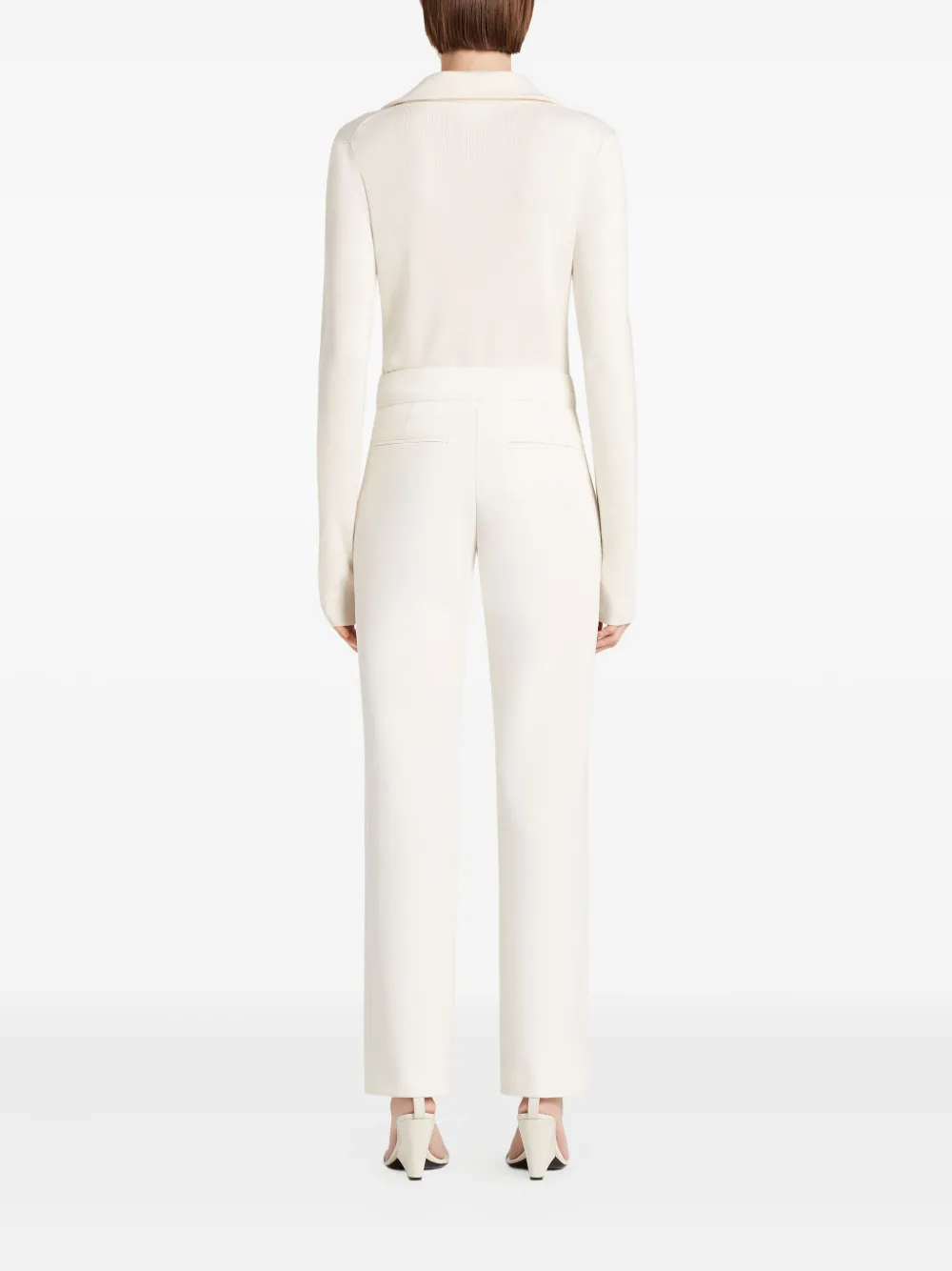 Courrèges Trui met halve rits Wit