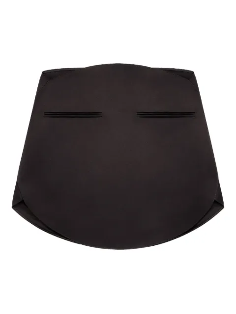 Courrèges satin mini skirt