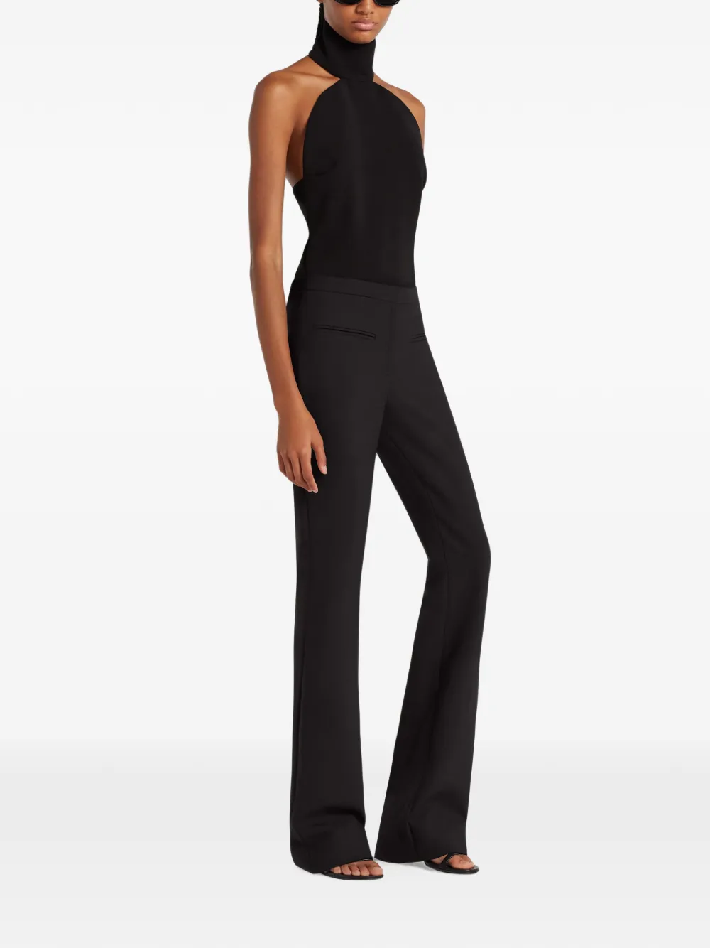 Courrèges Mouwloze top Zwart