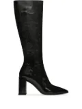 Courrèges block-heeled knee-high boots - Black