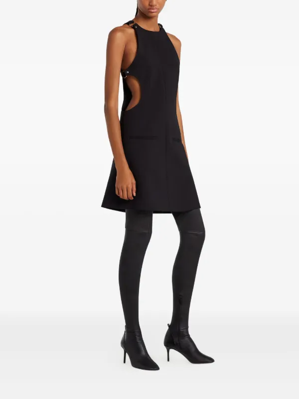 Courrèges ノースリーブドレス 黒 Courrèges カットアウト ノースリーブ ドレス | ブラック | FARFETCH JP