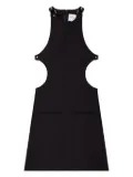 Courrèges cut-out sleeveless dress - Black